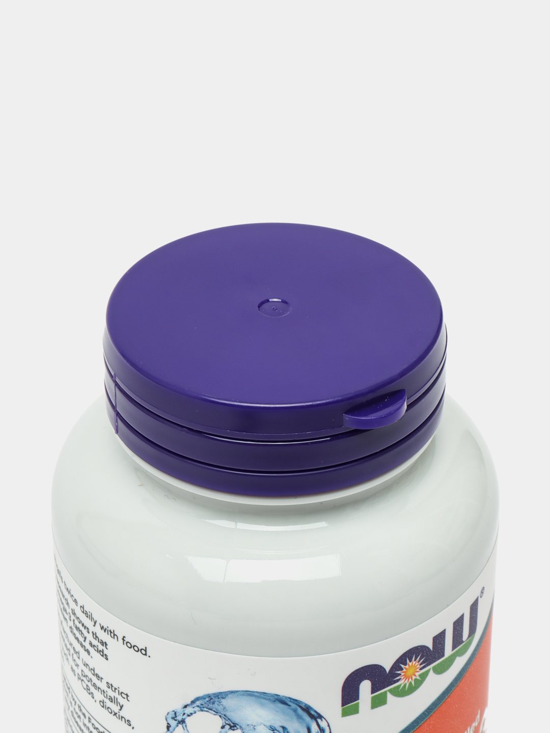 NOW Foods, Omega-3 baliq yog'i, 1000 mg, 180 EPA, 120 DHA