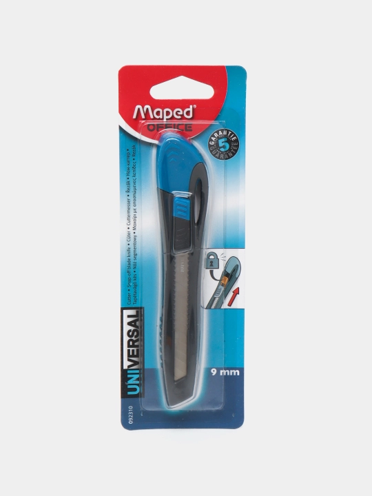 Kanselyariya pichog‘i Maped, 9 mm, Universal