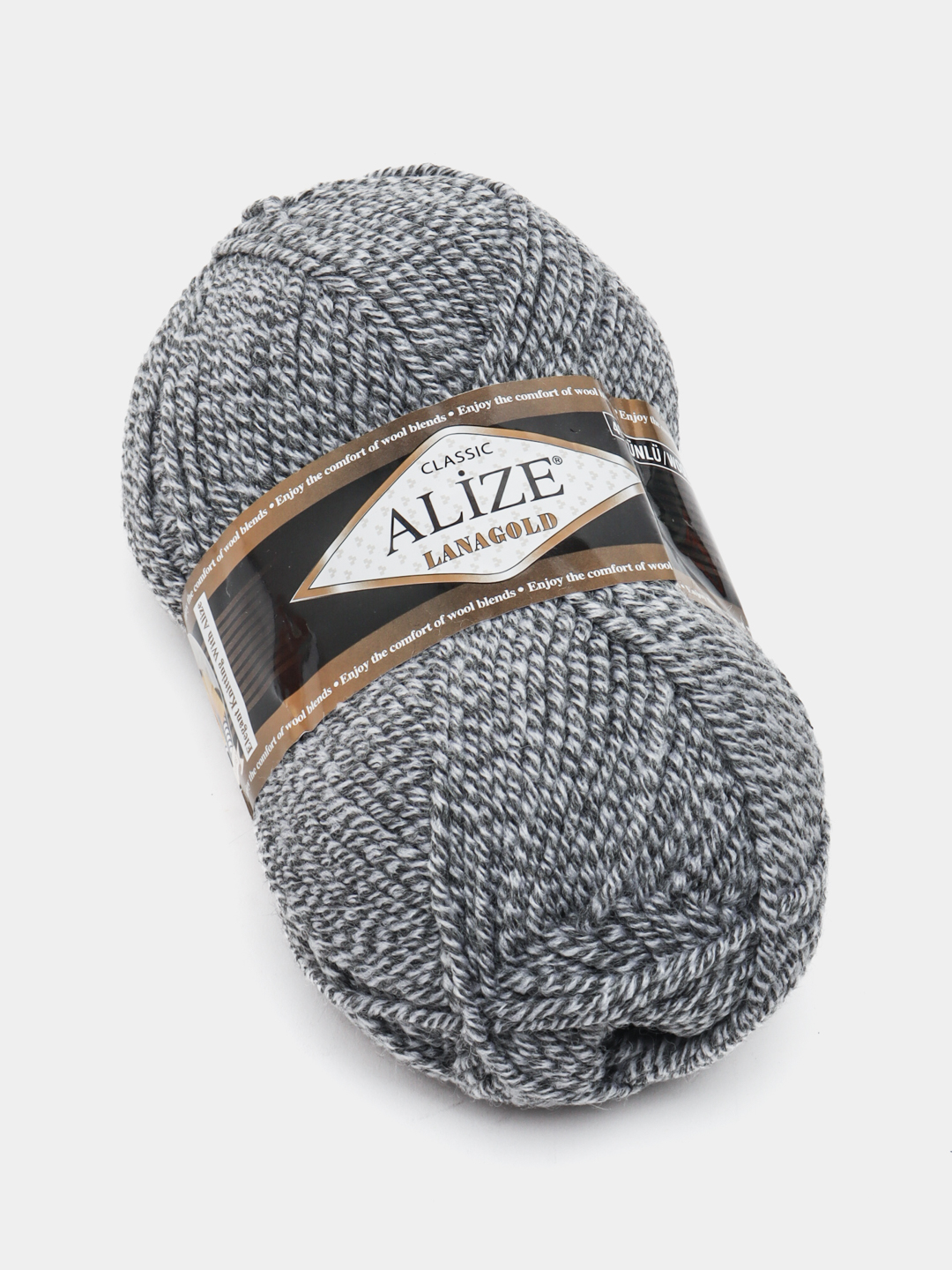 Нить для вязания Alize Lanagold, 49% шерсть, 51% акрил, 100 г, 240 м