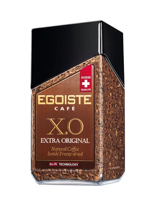 Расворимый кофе EGOISTE X.O. 100 гр - 