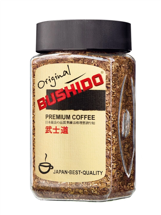 Eriydigan qahva Bushido, 100 gr - 