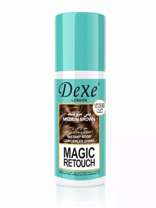 Тонирующий спрей Dexe Magic Retouch, для закрашивания отросших корней, 75 мл
