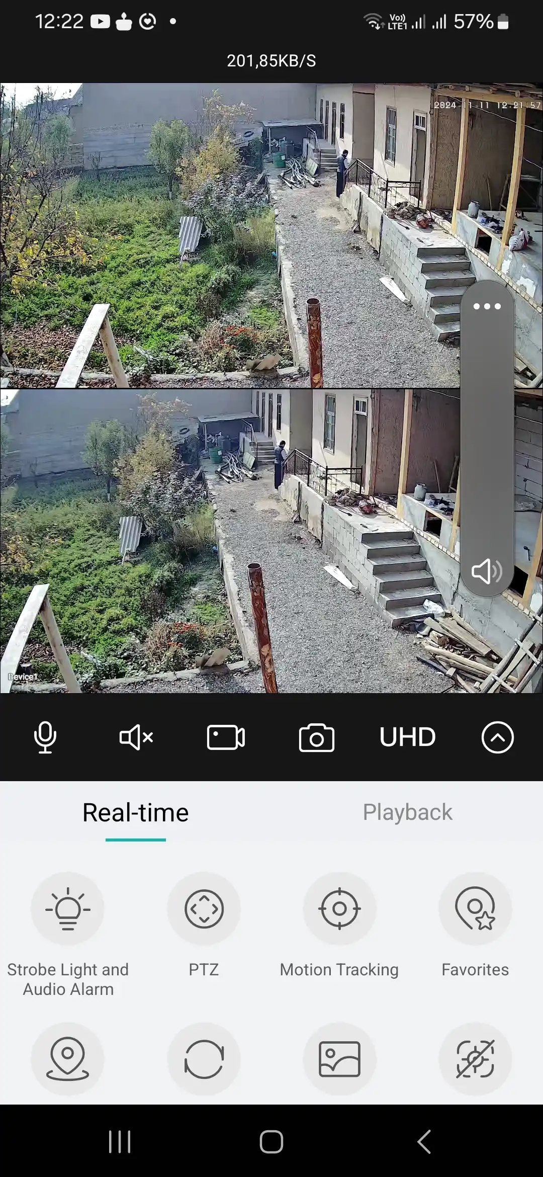 Video kamera, ikkita linzali smart tashqi xavfsizlik kamerasi, Wi-Fi, PTZ, icsee