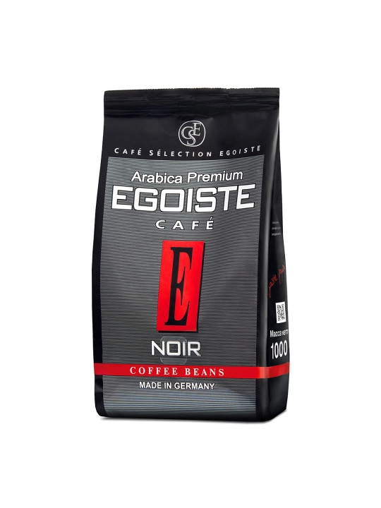 Зерновой кофе EGOISTE Noir 1000гр - 