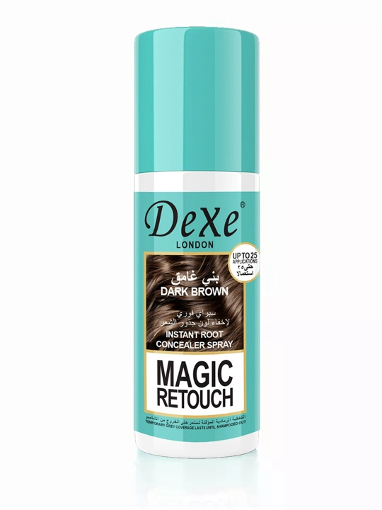 Тонирующий спрей Dexe Magic Retouch, для закрашивания отросших корней, 75 мл