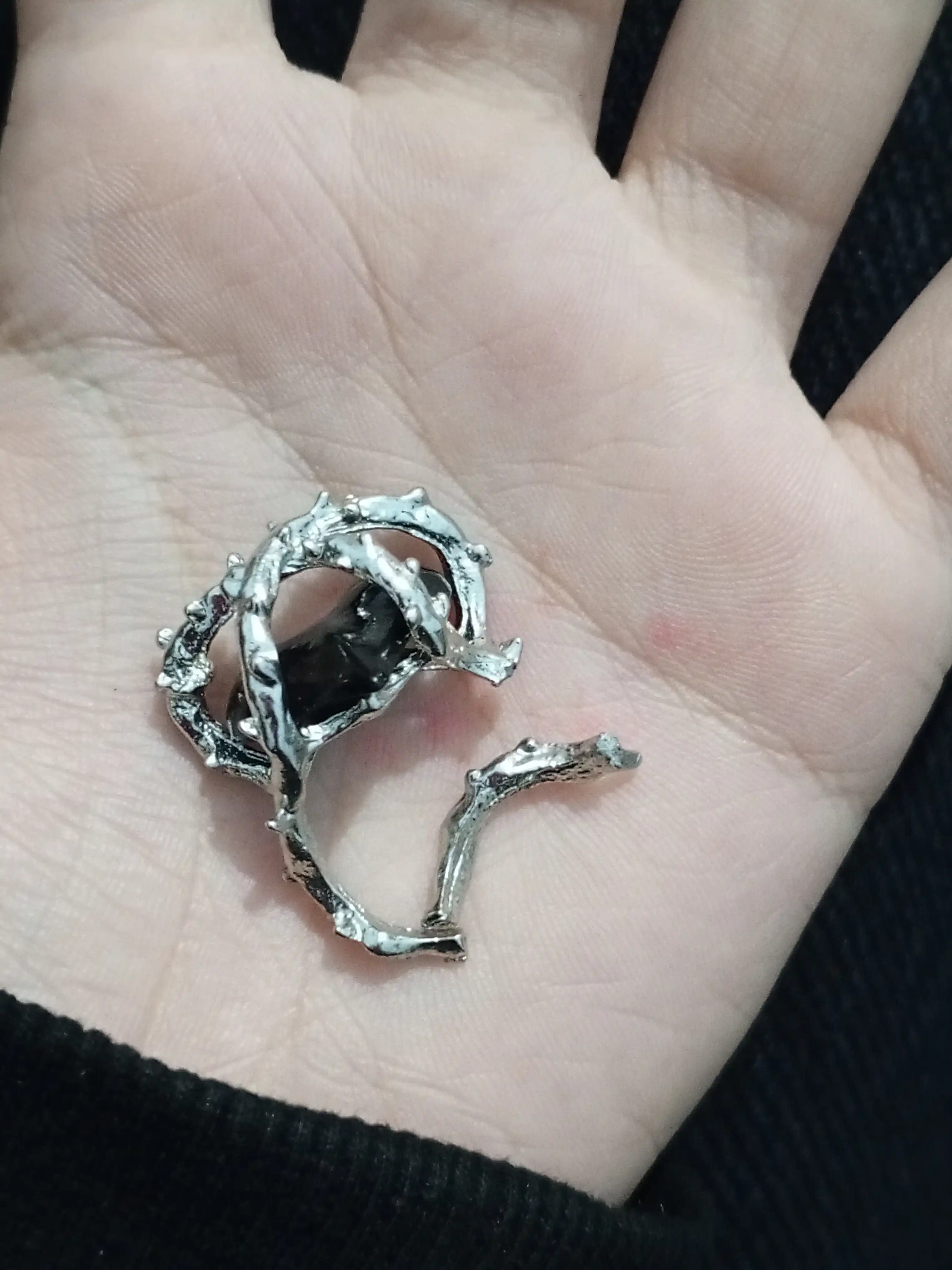 Кольцо с сердцем