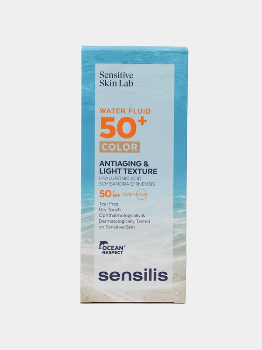 Солнцезащитный флюид для лица SPF 50+ Sensilis Water Fluid 50+ Color, 40 мл