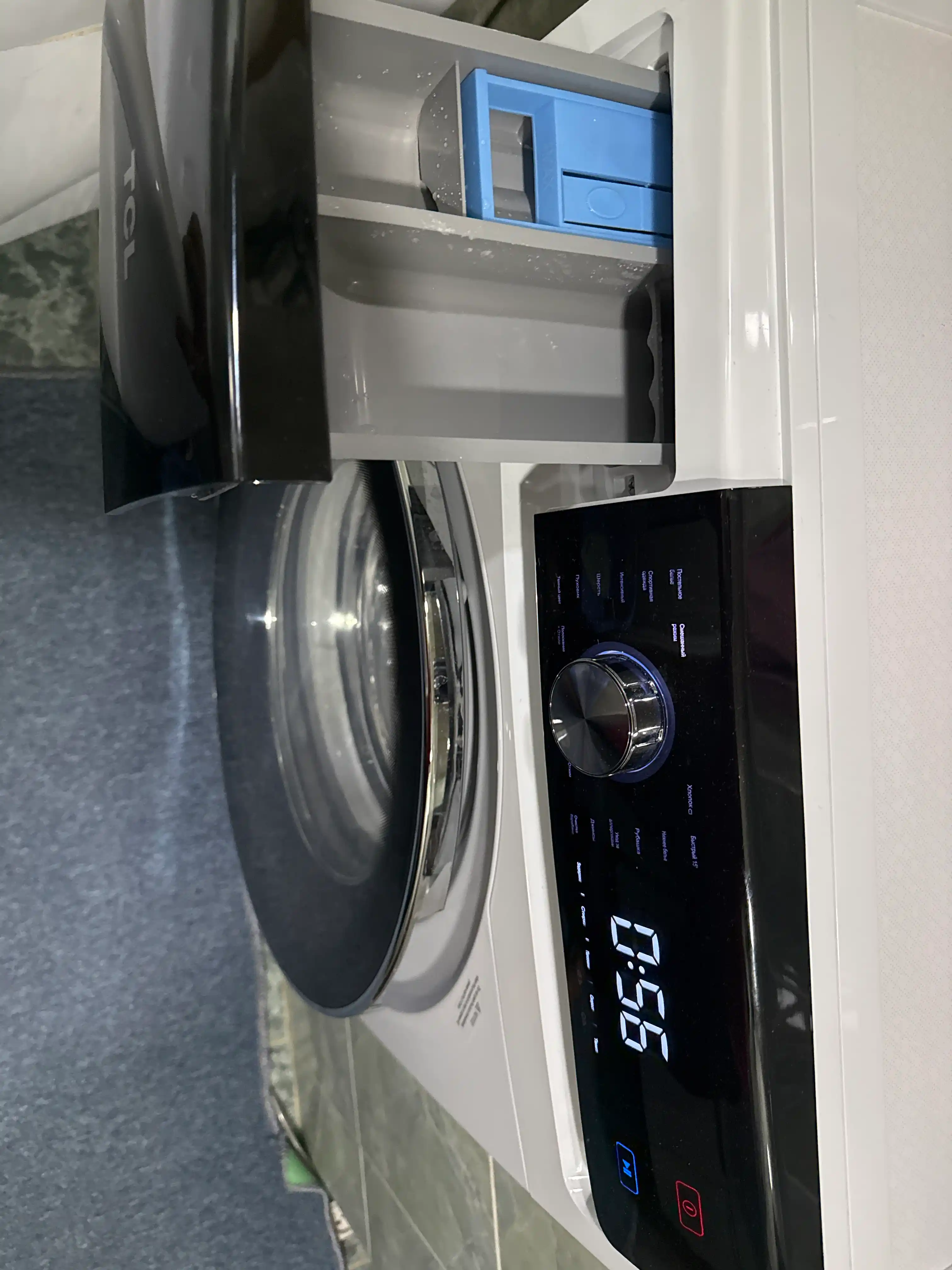 Kir yuvish mashinasi TCL P808FL Turbo Inverter Smart++ , 8 kg, 2 xil rang