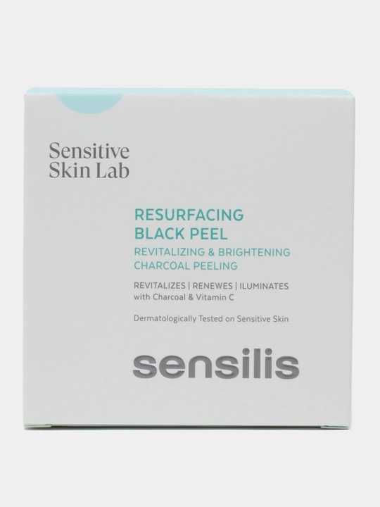 Пилинг для лица Sensilis Resurfacing Black Peel с древесным углём, 50 мл