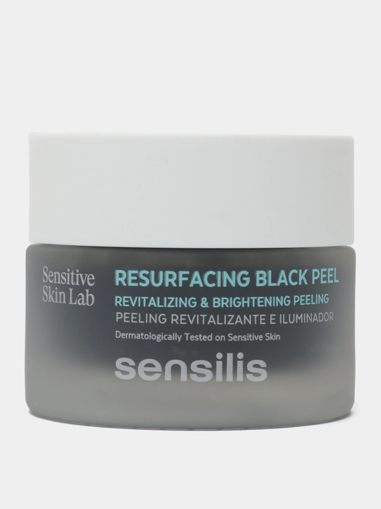 Пилинг для лица Sensilis Resurfacing Black Peel с древесным углём, 50 мл