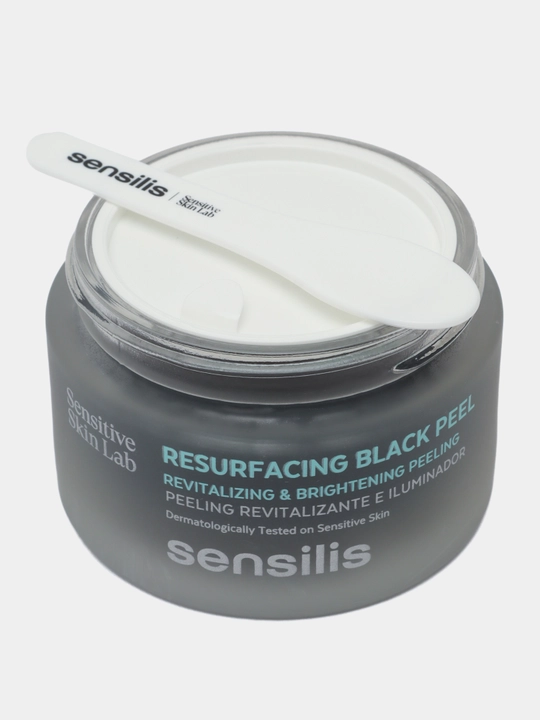 Пилинг для лица Sensilis Resurfacing Black Peel с древесным углём, 50 мл