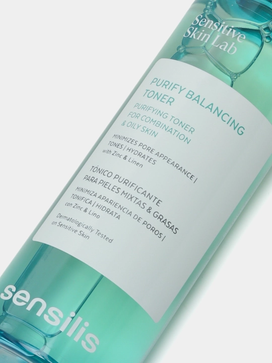 Тоник для лица Sensilis Purify Balancing Toner для жирной и комбинированной кожи, 200 мл