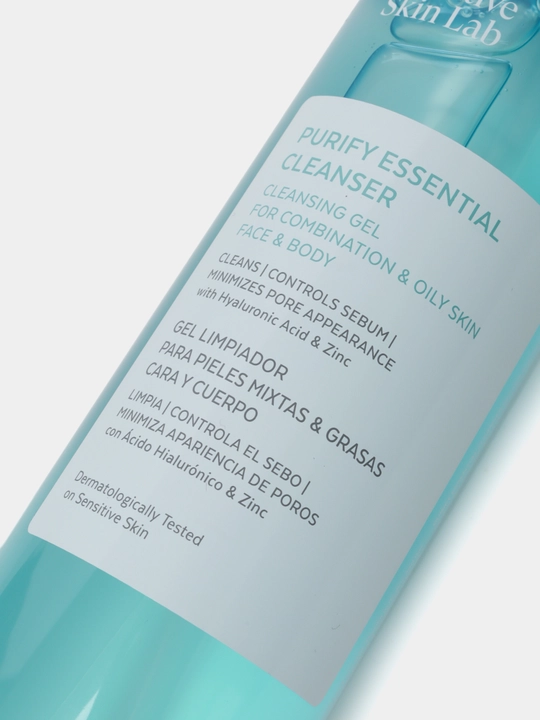 Очищающий гель для лица Sensilis Purify Essential Cleanser 400 мл для жирной кожи