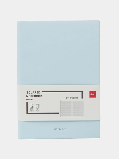 Ежедневник Deli N140G, синий, A5, 96 листов, 80 гр — ДЕЛИ-P140FBB-ПРОЗР