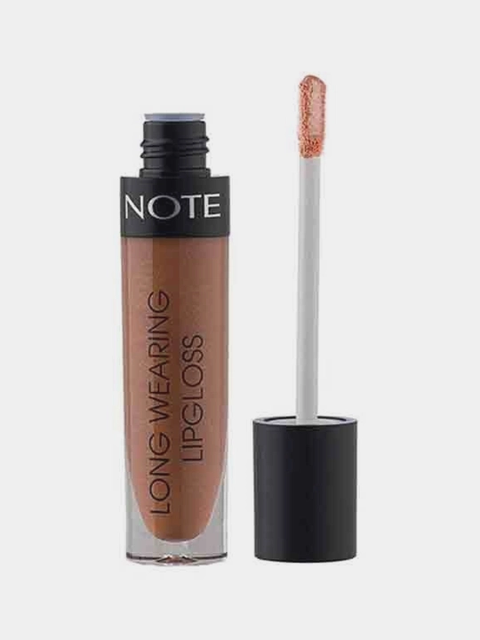 Блеск для губ NOTE Long Wearing Lipgloss, 6 мл, оттенки 01 02 03 04 07, стойкий сияющий