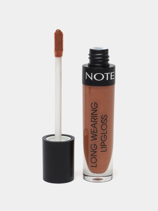 Блеск для губ NOTE Long Wearing Lipgloss, 6 мл, оттенки 01 02 03 04 07, стойкий сияющий
