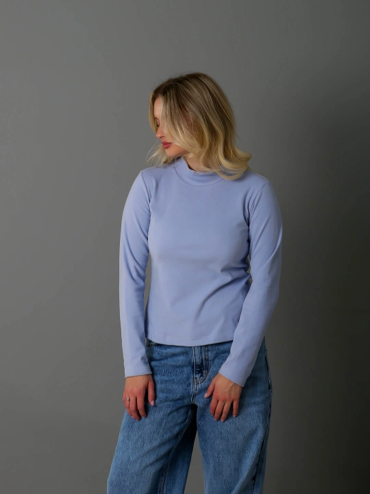 Водолазка regular fit, из мягкого трикотажа, с флисом, с воротником-стойкой