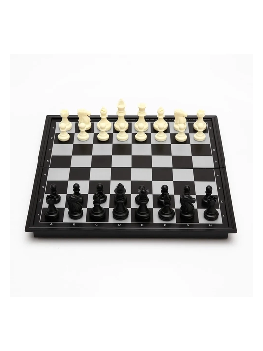 Shashka va shaxmat, 2 tasi 1 da (doskaning o‘lchami 33 sm * 33 sm) - 
