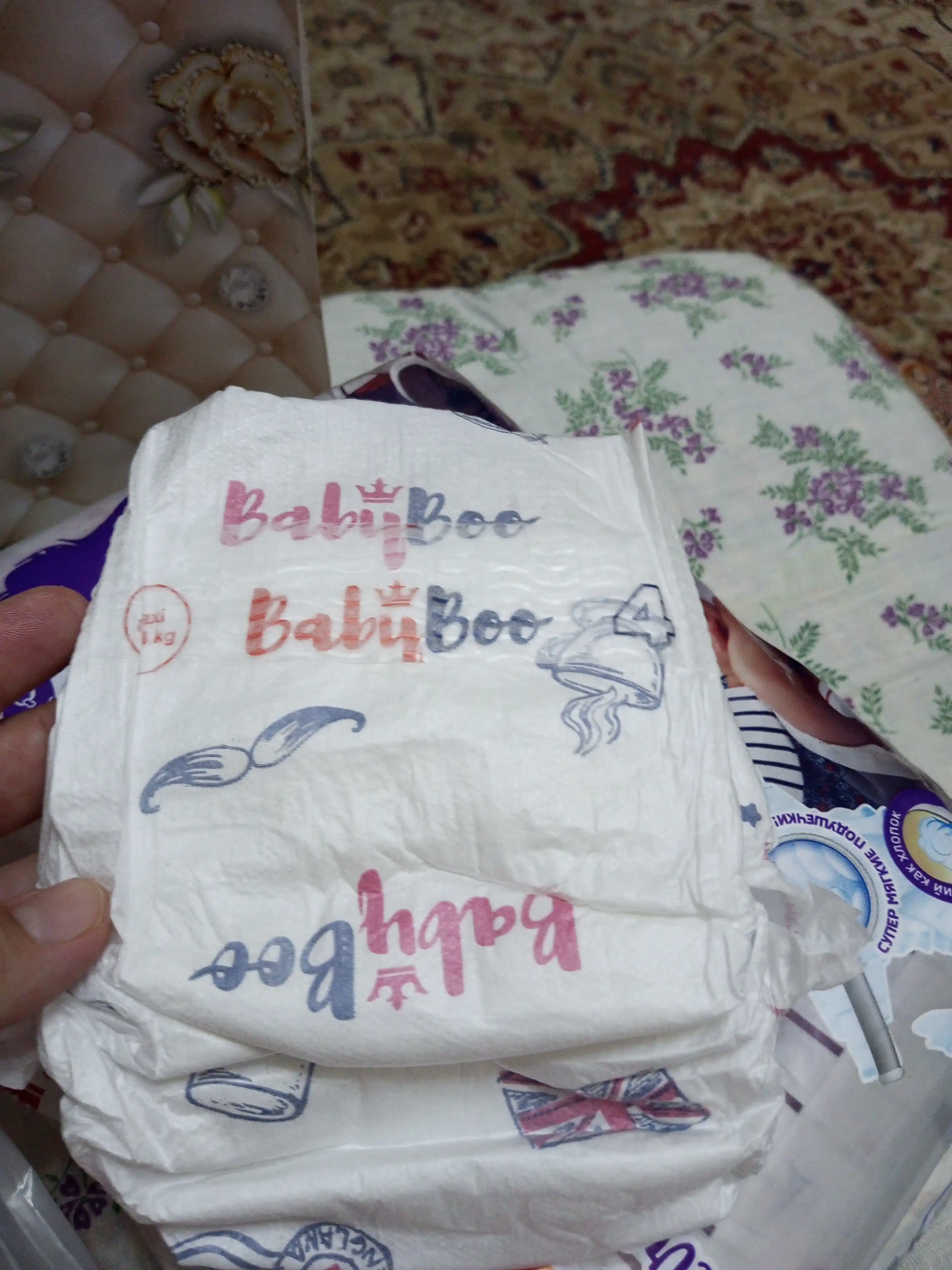 Детские подгузники BabyBoo Ultra Soft 4, 8-14 кг, 36 шт