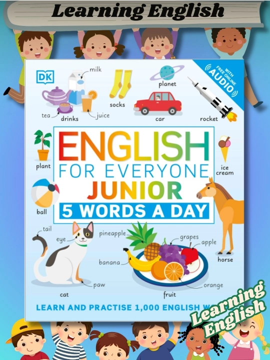 Kitob, English for Everyone Junior. 5 Words a Day - 