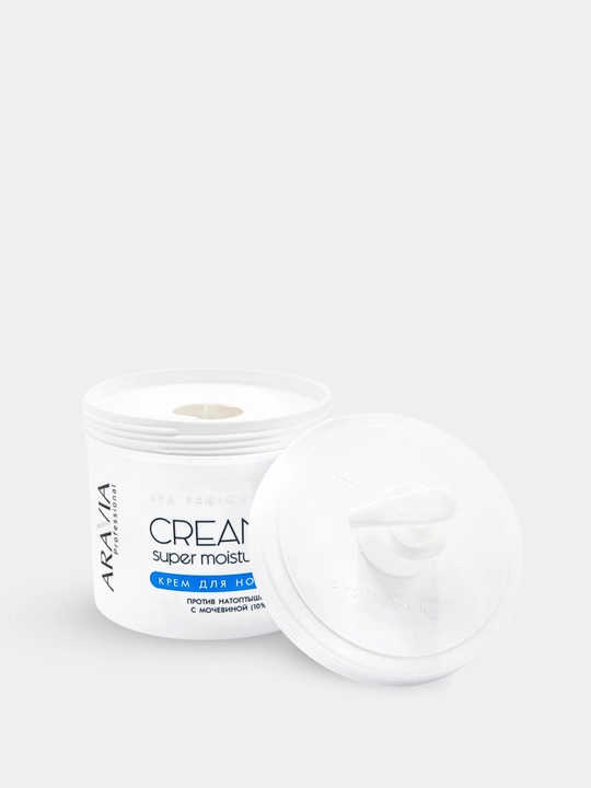 Крем для ног от натоптышей, крем от трещин, для сухой кожи, Super Moisture, Aravia 550 мл