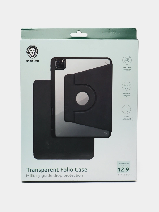 Чехол Green Lion Transparent Folio для iPad Pro 11/ Pro 12.9/ iPad 10 10.9 - 