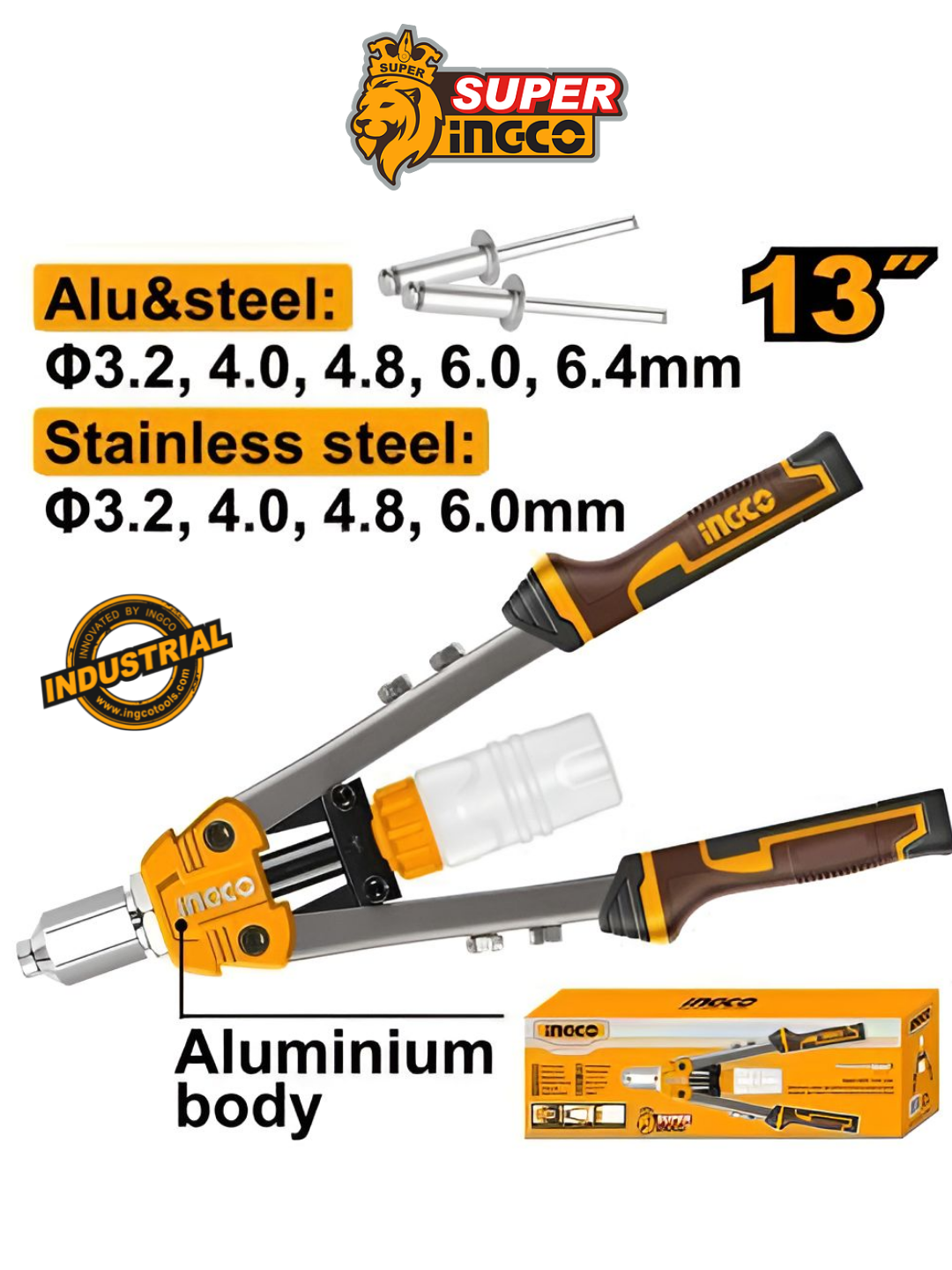 Заклепочник INGCO HR131 - 