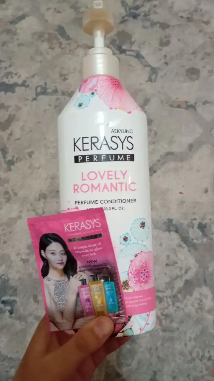 Xushbo'y iforli oziqlantiruvchi konditsioner ayollar uchun, "Kerasys" balzam, 600 ml