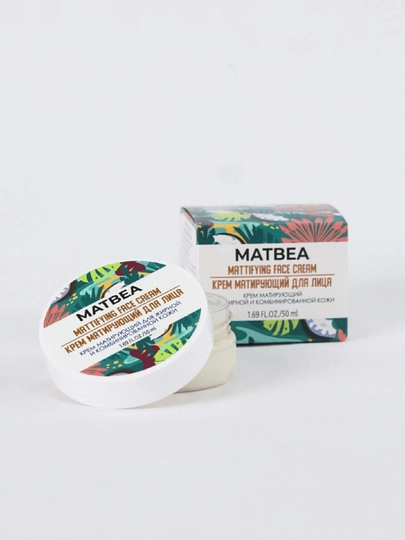 Yog'li va aralash teri uchun matlashtiruvchi krem MATBEA, 50 ml - 