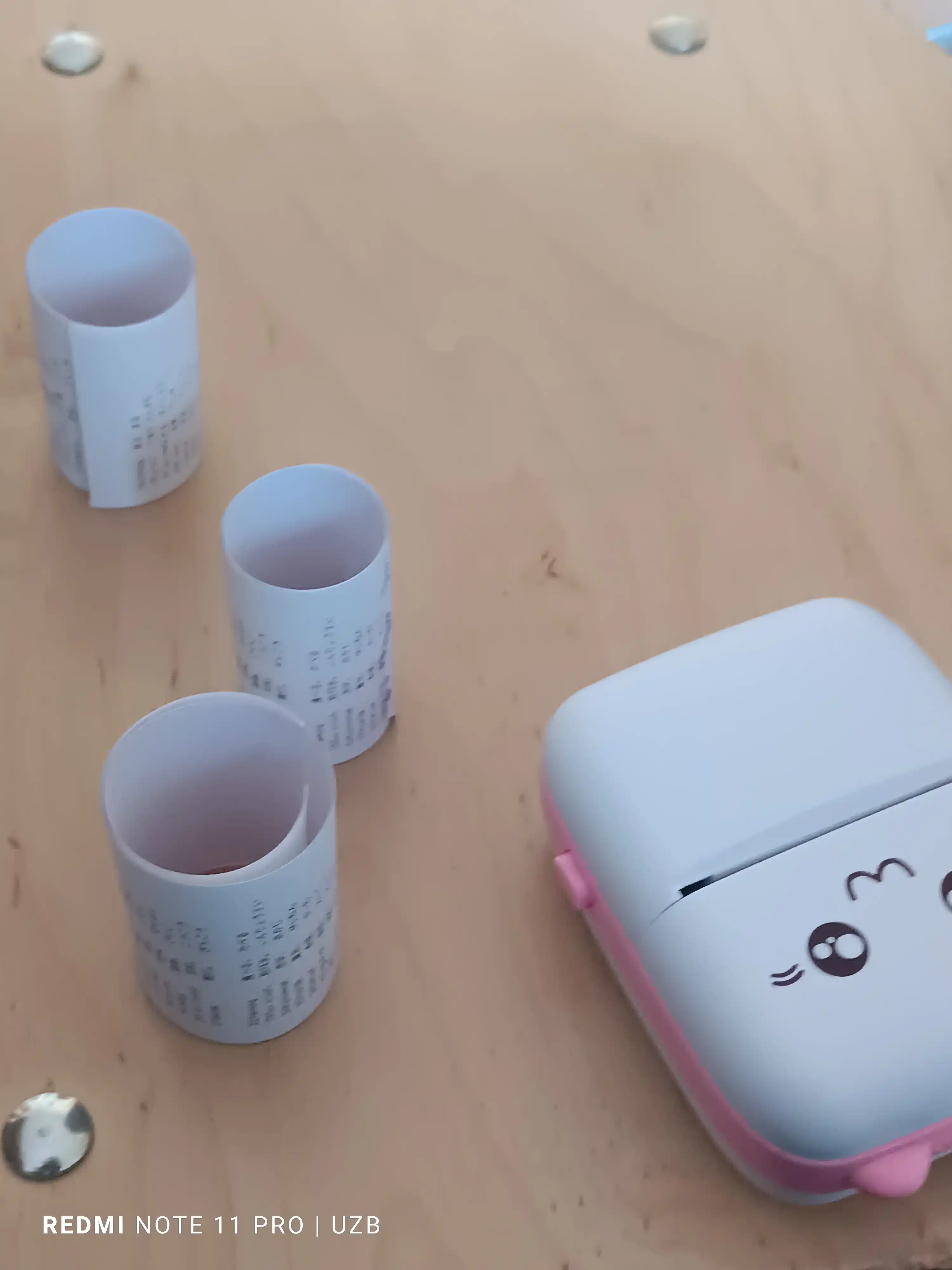 Telefon uchun termal printer, bolalar mini printeri, simsiz, Bluetooth bilan