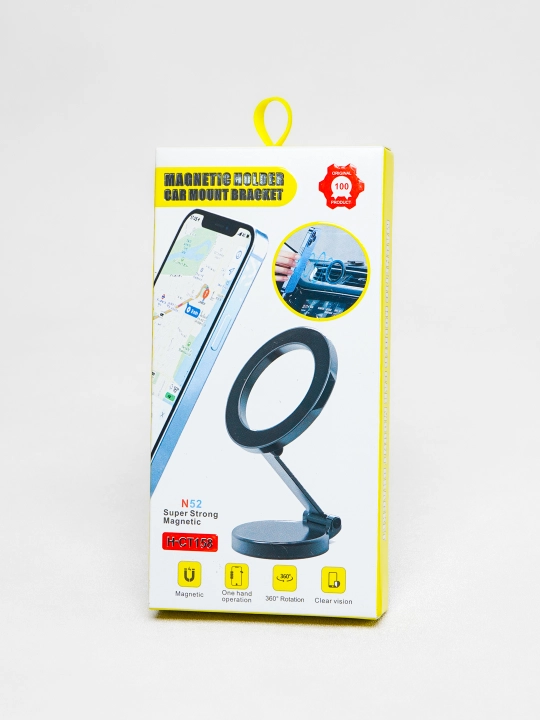Telefon uchun magnit ushlagich, L-shaklida, avtomobil uchun
