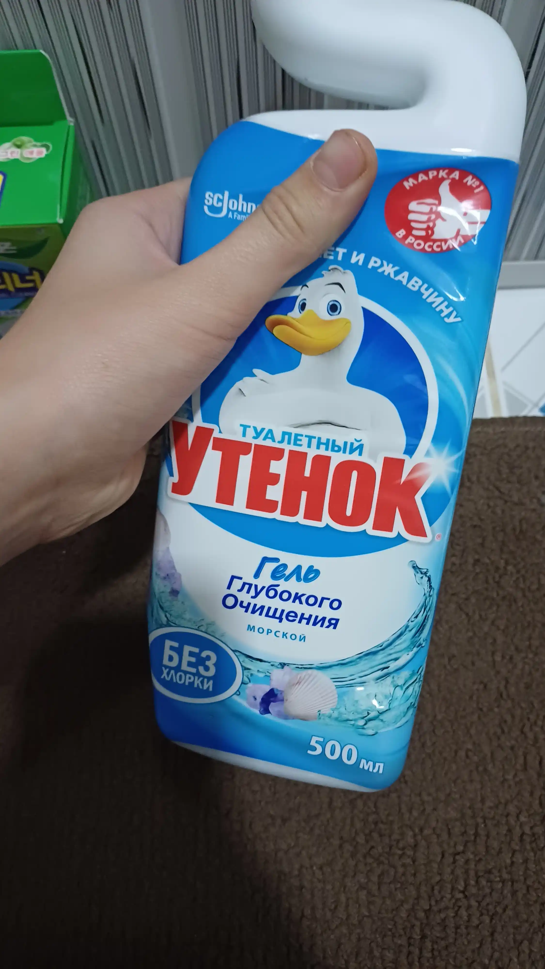 Чистящее средство для унитаза Туалетный Утенок Морской, 500 мл