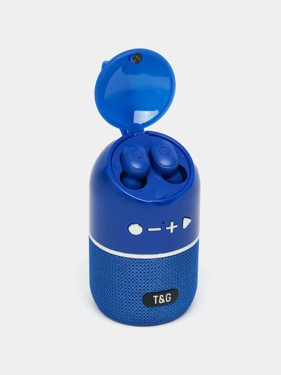 Simsiz mini Bluetooth dinamik + quloqchinlar T&G TG805, TWS, 2 tasi 1 da - 