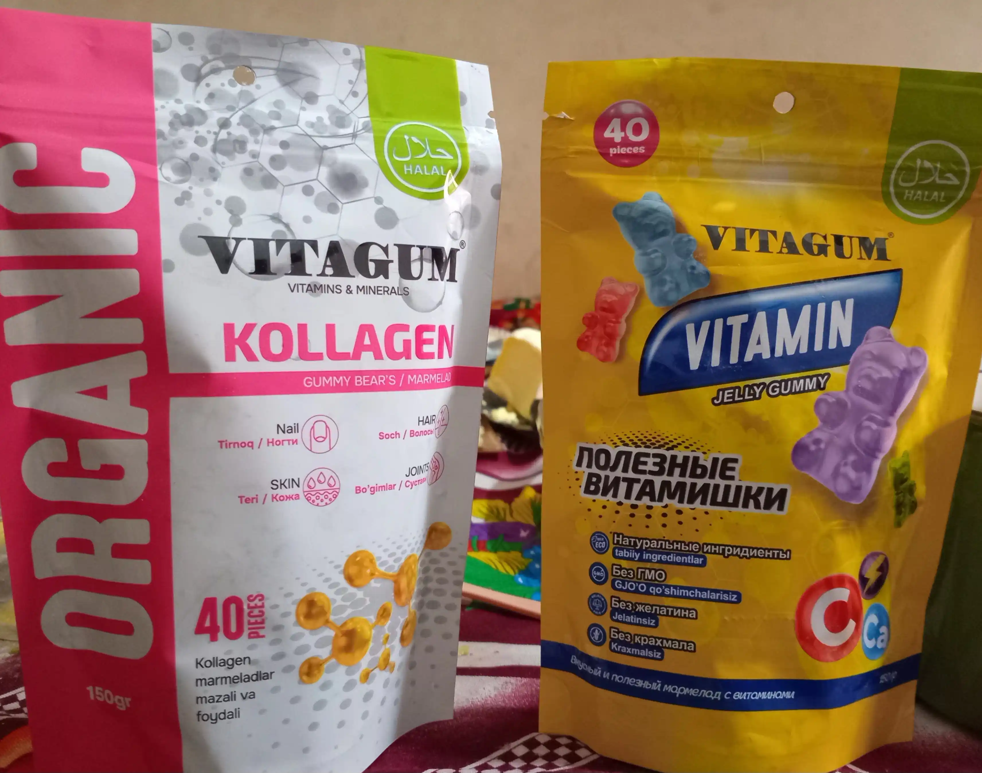 Vitagum Foydali VitaAyiqchalar, marmelad Halol