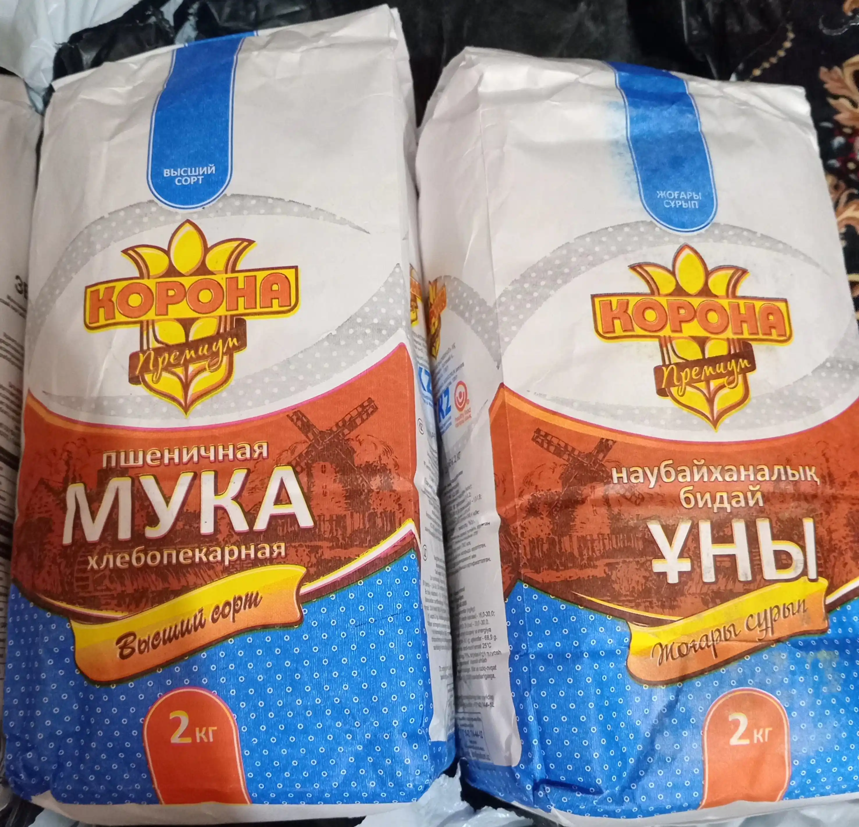 Мука "Корона", высший сорт, 2 кг