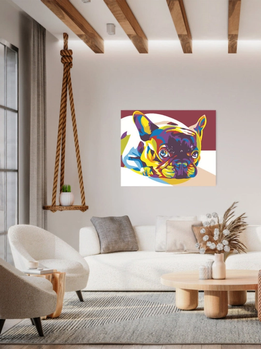 Картина рисование по номерам ARTERY "Добрая собака", раскраска на холсте, 40 * 50 см
