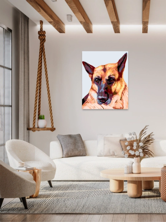 Raqamlar bo'yicha rasm chizish ARTERY "Mehriibon it", holstda chizmachilik, 40  50 sm