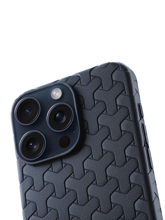 Тонкий силиконовый чехол для iPhone 12/13/14/15 Pro, ProMax, 3Д кейс