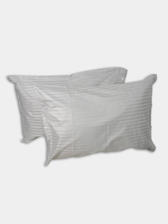 Strayp satin qoplamalari, 2 dona, tugmalarda