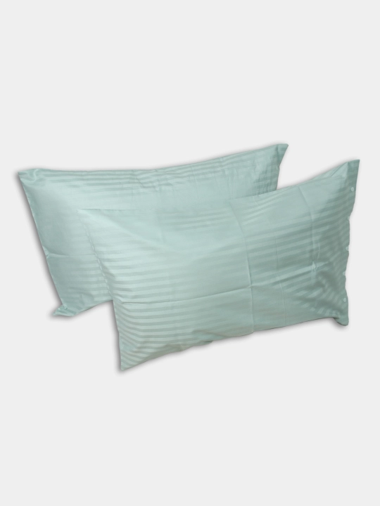 Strayp satin qoplamalari, 2 dona, tugmalarda