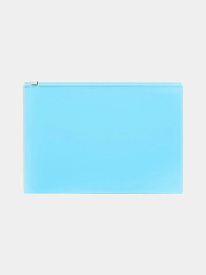 Zip-пакет пластиковый ErichKrause Diagonal Pastel, B5, непрозрачный, ассорти — ERKR-P146612-ГОЛУБ