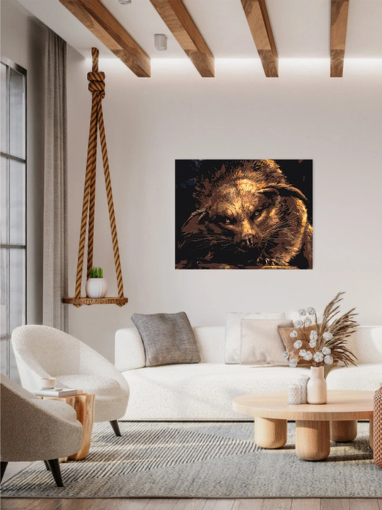 Картина рисование по номерам ARTERY "Дикие животные", раскраска на холсте, 40 * 50 см