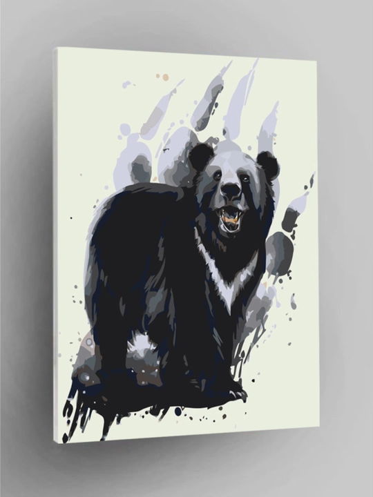 Картина рисование по номерам ARTERY "Дикие животные", раскраска на холсте, 40 * 50 см - 