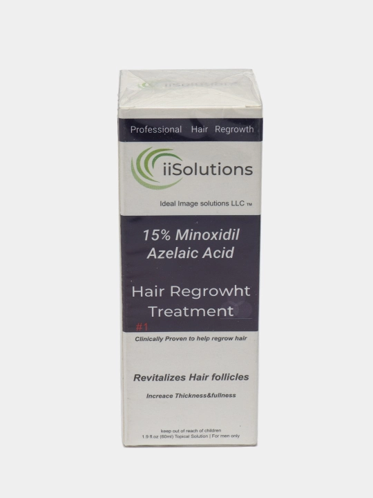 Zardob sochlar to'kilishiga qarshi 15% Minoxidil Hair Regrowht Iisolutions - 