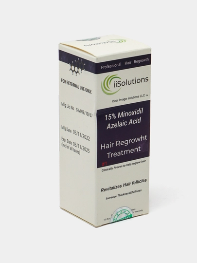 Сыворотка против выпадения волос 15% Minoxidil Hair Regrowht Iisolutions