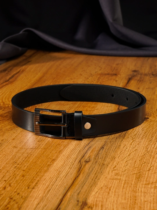 Кожаный ремень LION Belt для детей и подростков эластичный легкий, прочная экокожа - 