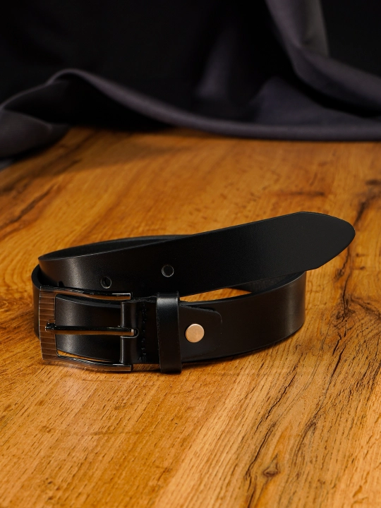 Кожаный ремень LION Belt для детей и подростков эластичный легкий, прочная экокожа