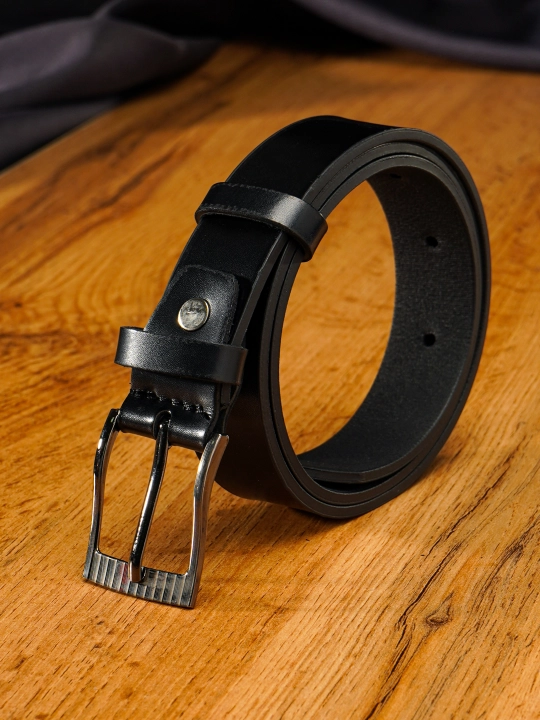 Кожаный ремень LION Belt для детей и подростков эластичный легкий, прочная экокожа