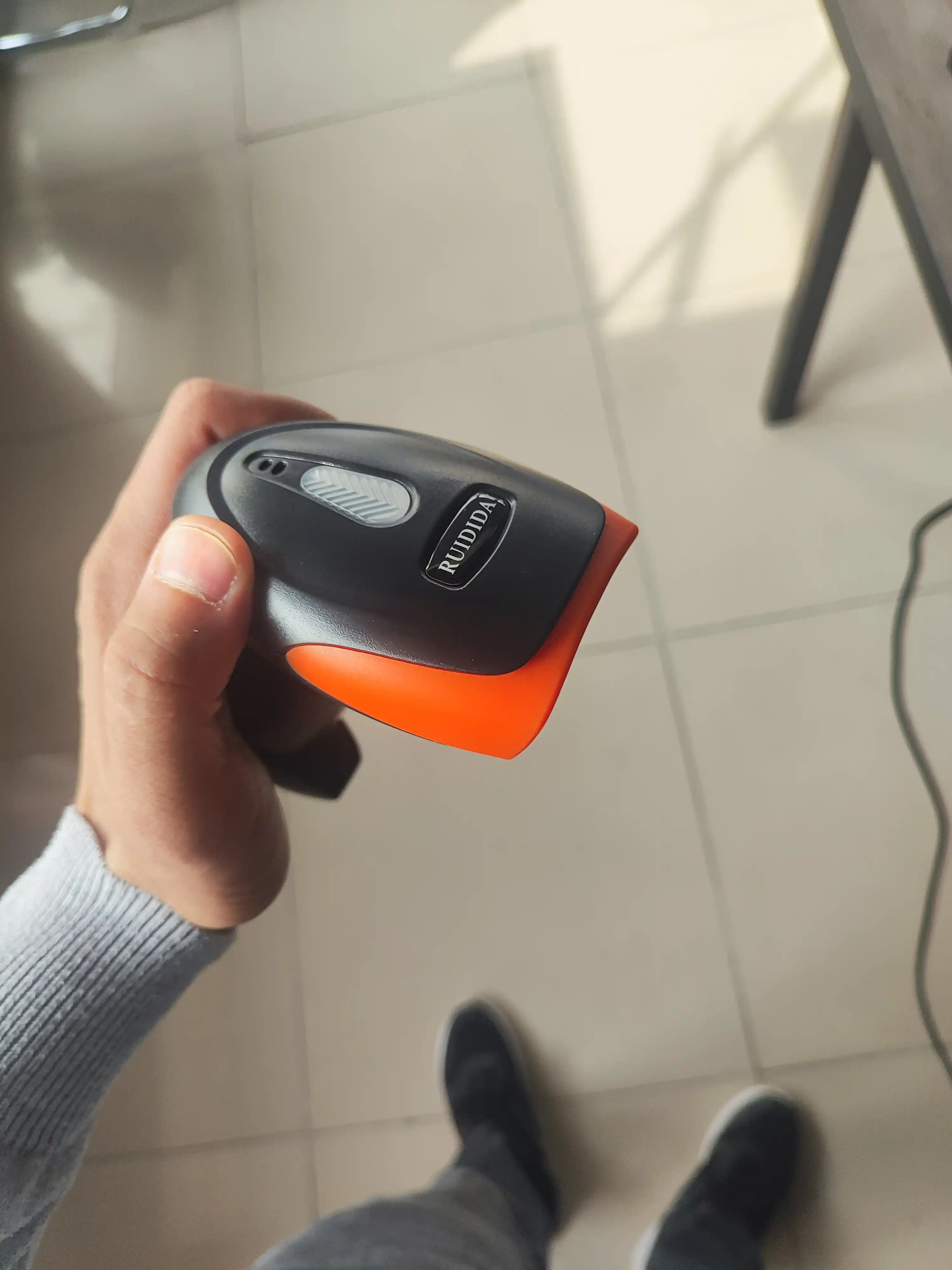 2D simsiz skaneri Bluetooth bilan, shtrix kod va QR kodlar uchun