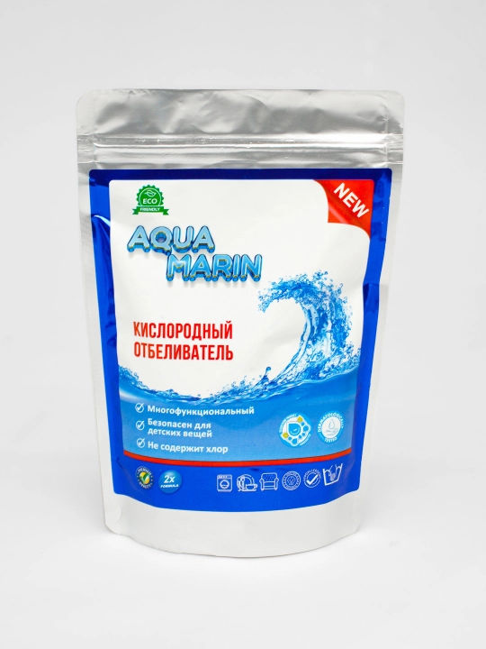Oqartiruvchi,kislorodli tozalovchi,dog'olib tashlaydigan universal Aqua Marin, 1 dona 300 g - 